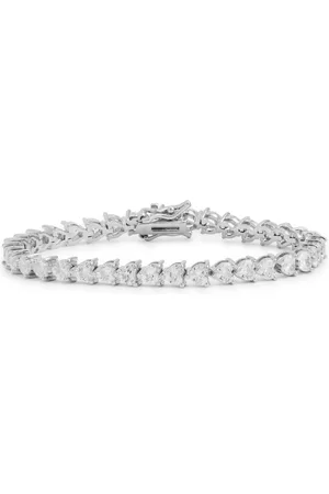 Kenneth Jay Lane Heart Crystal-embellished Tennis Bracelet - - One Size