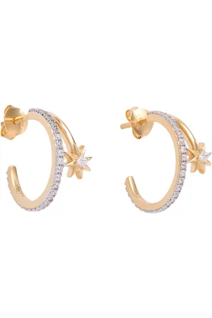 Astrid & Miyu Cosmic Illusion 18kt -plated Hoop Earrings - One Size