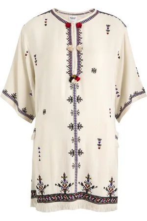 Isabel Marant Isabel Marant étoile Kressy Embroidered Woven Mini Dress - - 38 (UK8 / S)