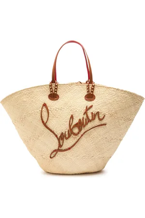 Christian Louboutin Cabata Logo-appliquéd Raffia Tote - - One Size