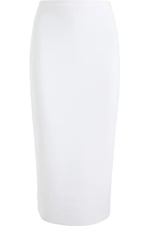 Norma Kamali Stretch-crepe Midi Pencil Skirt - - L (UK14 / L)