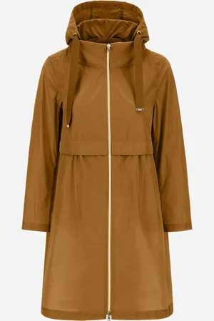 HERNO New Techno Taffeta Long Parka - Female Parka & Jackets 38