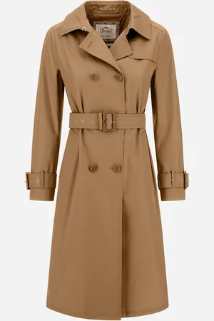 HERNO Trench Coat In Delon And Monogram - Female Coats & Trench Coats 36