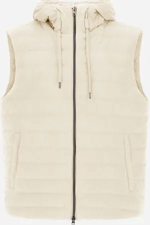 HERNO Suede Effect Vest - Male Vests 46