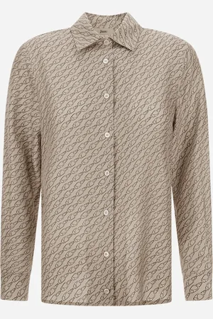 HERNO Shirt In Iconic Print Silk - Female Shirts 42