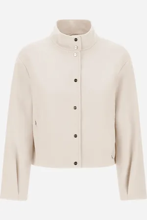 HERNO Last Cold Wool Jacket - Female Parka & Jackets 44