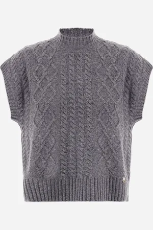 HERNO Vest In Twist Wool - Female Sweaters & Cardigan 38