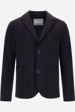 HERNO Blazer In Stretch Tech Woven - Boys 12a