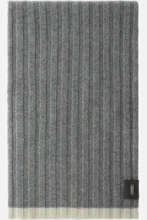 HERNO Cashmere And Alcantara Scarf - Male Scarves Tu