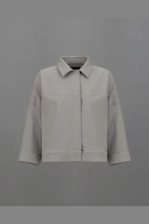 HERNO Laminar Shacket In Diagonal-tech Cotton And Extralight Stretch - 36