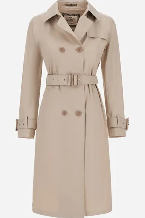 HERNO Trench Coat In Delon And Monogram Lurex - Female Raincoats 36