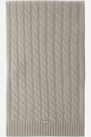 HERNO Scarf In Eternity Cashmere Cable - Female Scarves Tu
