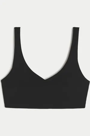 Hollister Gilly Hicks Active Seamless Ribbed Plunge Sports Bra