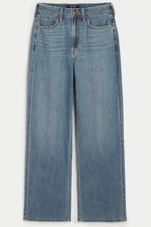 Hollister curvy skinny jeans in mid wash