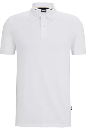 HUGO BOSS Pallas polo shirt in cotton piqué with logo details