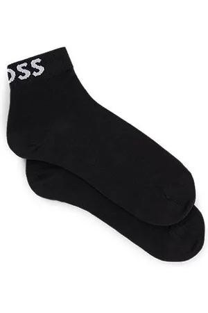 HUGO BOSS Two-pack of quarter-length socks with contrast logos