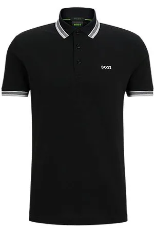 HUGO BOSS Paddy polo shirt in cotton piqué with logo undercollar