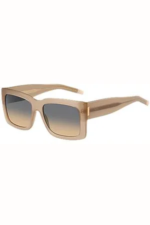 HUGO BOSS Opal bio-acetate sunglasses with signature hardware