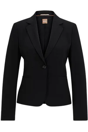 HUGO BOSS Regular-fit blazer in Italian virgin wool