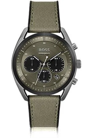 HUGO BOSS Dial chronograph watch with silicone strap