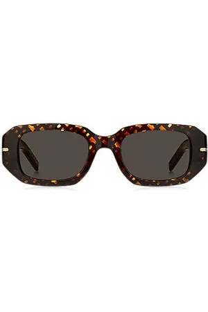 HUGO BOSS Acetate sunglasses with monogram pattern