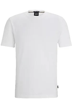 HUGO BOSS Cotton-jersey T-shirt with logo detail