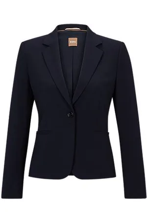 HUGO BOSS Regular-fit blazer in Italian virgin wool