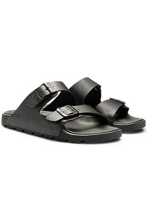 HUGO BOSS Twin-strap sandals with structured uppers