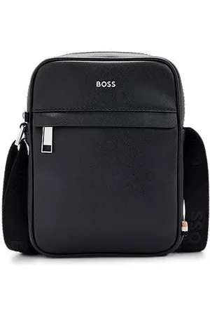 HUGO BOSS Reporter bag with signature stripe and logo detail