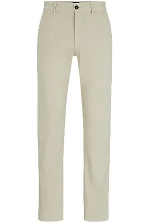 HUGO BOSS Slim-fit chinos in stretch-cotton satin