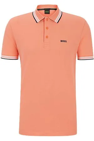 HUGO BOSS Paddy polo shirt in cotton piqué with logo undercollar
