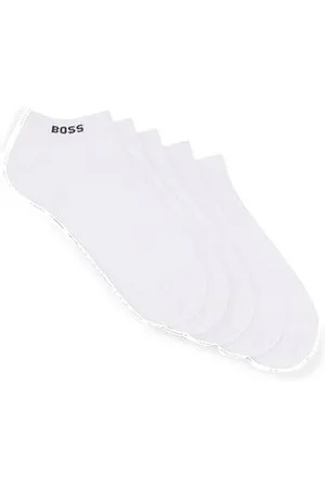 HUGO BOSS Five-pack of ankle-length socks with logo details