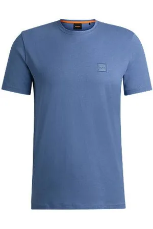 HUGO BOSS Cotton-jersey T-shirt with logo patch