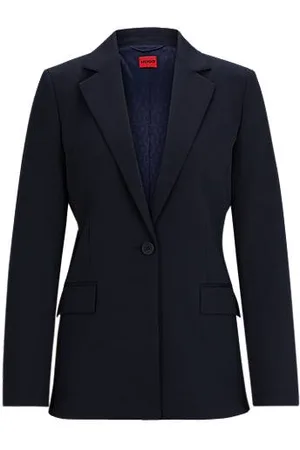 HUGO BOSS Regular-fit jacket with notch lapels