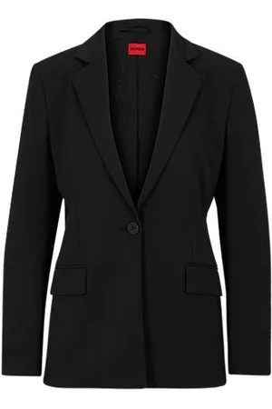 HUGO BOSS Regular-fit jacket with notch lapels