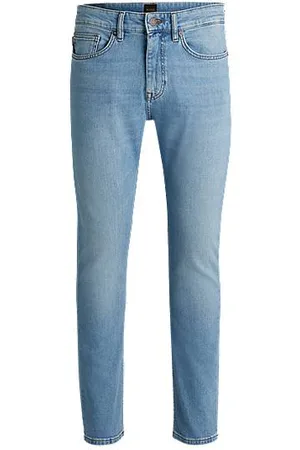 HUGO BOSS Delaware Slim-fit jeans in bright-blue comfort-stretch denim