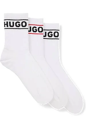 HUGO BOSS Three-pack of short-length socks with logo