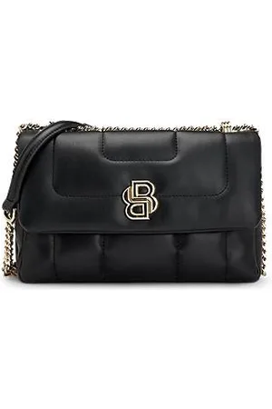 HUGO BOSS Quilted shoulder bag with Double B monogram hardware
