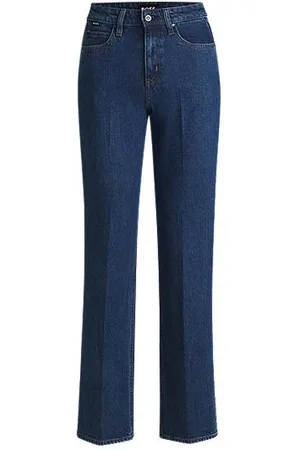 HUGO BOSS Slim-fit jeans in deep- comfort-stretch denim