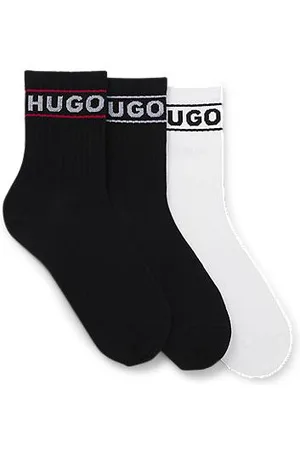 HUGO BOSS Three-pack of short-length socks with logo