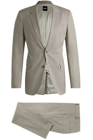 HUGO BOSS Slim-fit suit in pinstripe virgin wool