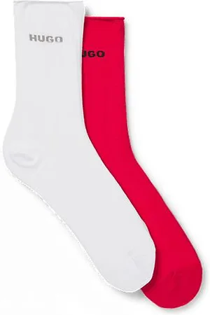 HUGO BOSS Two-pack of quarter-length socks with logo details