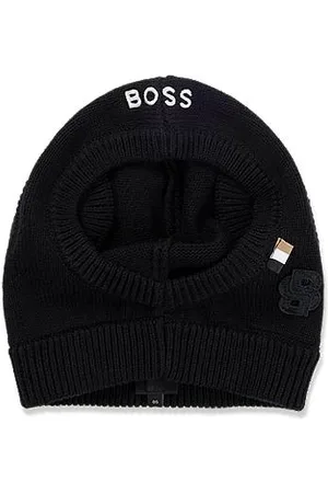 HUGO BOSS Knitted dog hat with Double B monogram