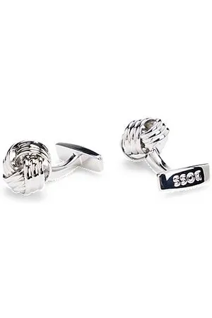 HUGO BOSS Knot cufflinks in -tone brass