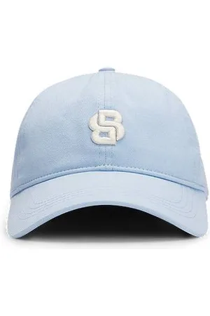 HUGO BOSS Cotton cap with embroidered Double B monogram