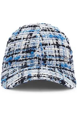 HUGO BOSS Multicoloured-tweed cap with Double B monogram
