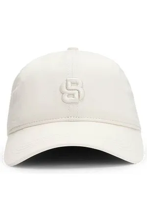 HUGO BOSS Cotton cap with embroidered Double B monogram
