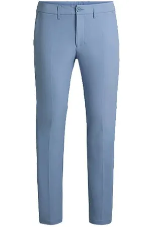 HUGO BOSS Slim-fit trousers in water-repellent stretch fabric