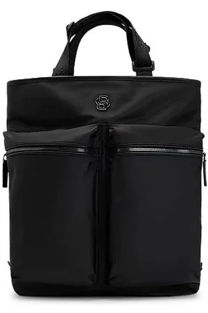 HUGO BOSS SELECTED BY SHOHEI OHTANI Twin-pocket tote bag with shoulder straps