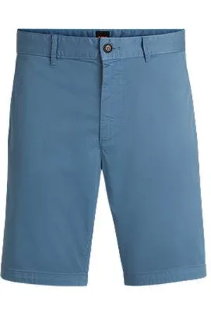 HUGO BOSS Slim-fit shorts in stretch-cotton twill